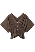 【スタニングルアー/STUNNING LURE】のピンタックブラウス 人気、トレンドファッション・服の通販 founy(ファニー) ファッション Fashion レディースファッション WOMEN トップス・カットソー Tops/Tshirt シャツ/ブラウス Shirts/Blouses ショート Short スリーブ Sleeve デコルテ Decolletage ワイド Wide エレガント 上品 Elegant NEW・新作・新着・新入荷 New Arrivals thumbnail ブラウン|ID: prp329100004585364 ipo3291000000032512447