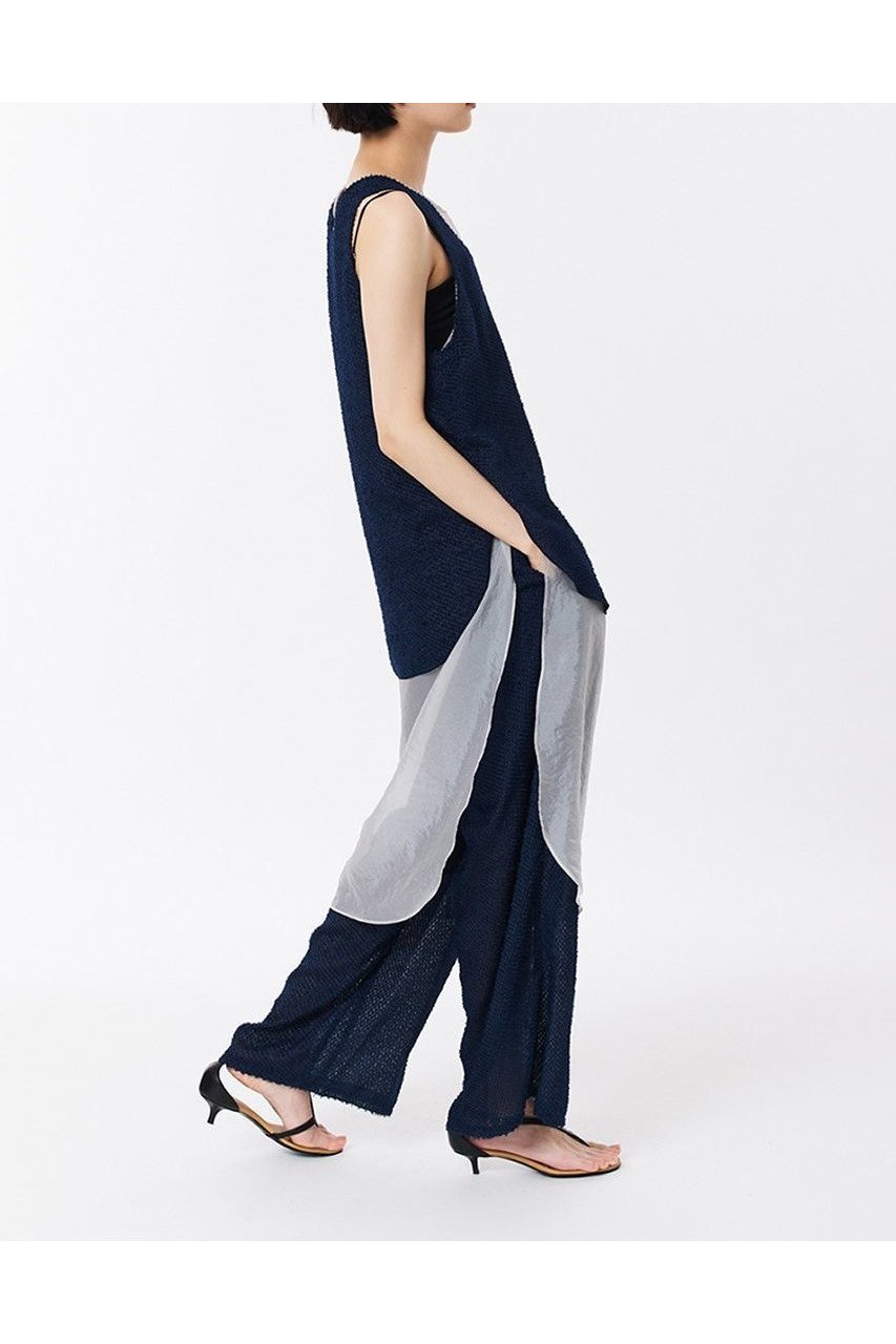 【スタニングルアー/STUNNING LURE】のrカットジャガードタンク 人気、トレンドファッション・服の通販 founy(ファニー) 　ファッション　Fashion　レディースファッション　WOMEN　トップス・カットソー　Tops/Tshirt　キャミソール / ノースリーブ　No Sleeves　シャツ/ブラウス　Shirts/Blouses　ロング / Tシャツ　T-Shirts　カットソー　Cut and Sewn　エアリー　Airy　キャミソール　Camisole　ジャカード　Jacquard　タンク　Tank　トレンド　Trend　フレア　Flare　ボトム　Bottom　ワイド　Wide　NEW・新作・新着・新入荷　New Arrivals　other-8|ID: prp329100004585365 ipo3291000000032512461