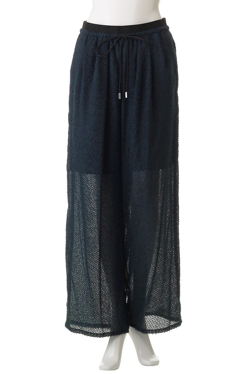 【スタニングルアー/STUNNING LURE】のrカットジャガードパンツ 人気、トレンドファッション・服の通販 founy(ファニー) 　ファッション　Fashion　レディースファッション　Fashion for Women　パンツ　Pants & Trousers　エアリー　Airy Texture　サンダル　Sandals, Summer Shoes　ジャカード／ジャガード　Jacquard, Woven Pattern　ストレート　Straight, Straight Cut　リラックス　Relax, Relaxed Fit　ワイド　Wide, Wide Fit　エレガント 上品　Elegant　夏　Summer　other-2|ID: prp329100004585366 ipo3291000000032512465