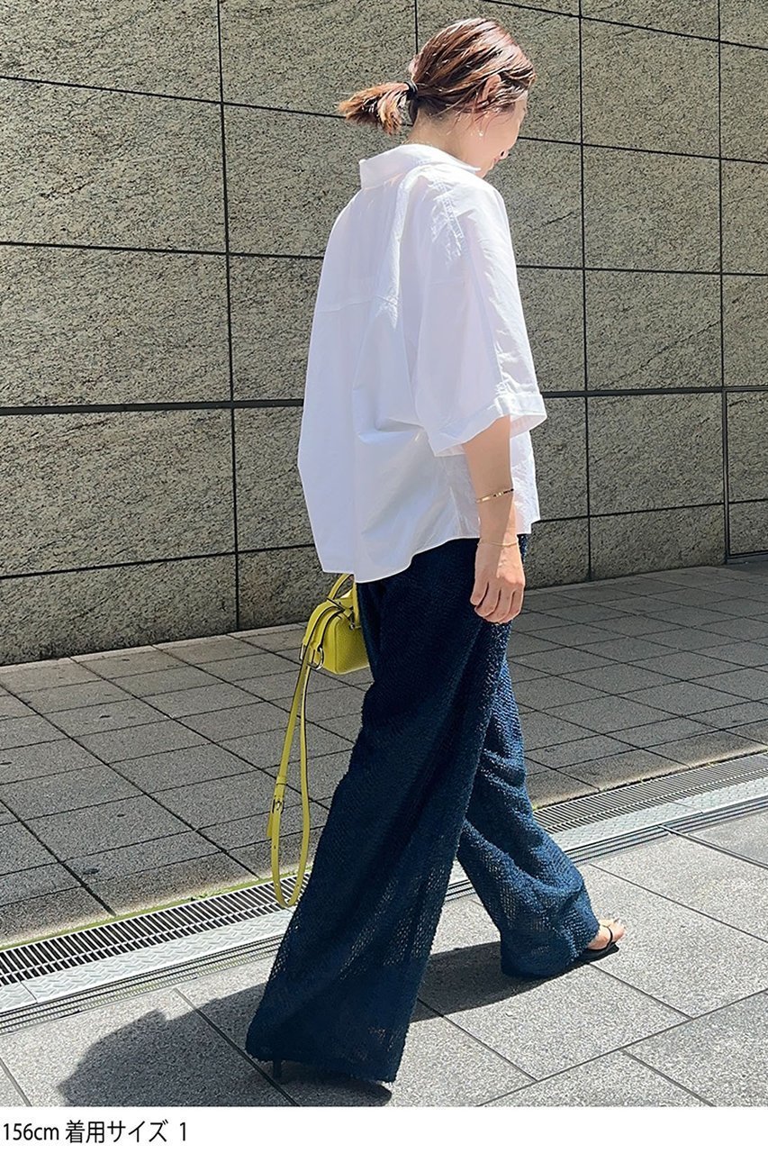 【スタニングルアー/STUNNING LURE】のrカットジャガードパンツ 人気、トレンドファッション・服の通販 founy(ファニー) 　ファッション　Fashion　レディースファッション　Fashion for Women　パンツ　Pants & Trousers　エアリー　Airy Texture　サンダル　Sandals, Summer Shoes　ジャカード／ジャガード　Jacquard, Woven Pattern　ストレート　Straight, Straight Cut　リラックス　Relax, Relaxed Fit　ワイド　Wide, Wide Fit　エレガント 上品　Elegant　夏　Summer　other-7|ID: prp329100004585366 ipo3291000000032512470