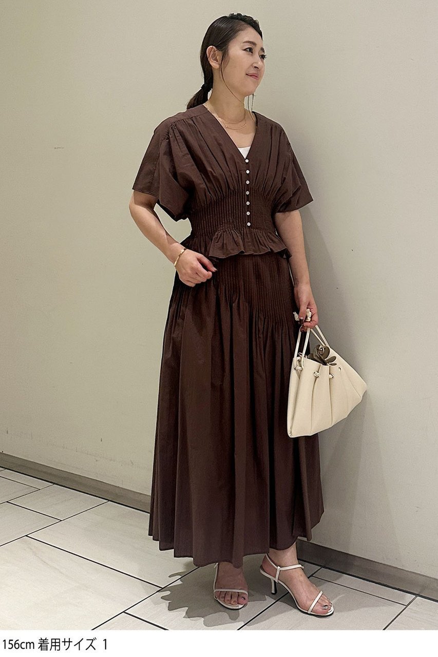 【スタニングルアー/STUNNING LURE】のピンタックスカート 人気、トレンドファッション・服の通販 founy(ファニー) 　ファッション　Fashion　レディースファッション　Fashion for Women　スカート　Skirts　ロングスカート　Long Skirts / Maxi & Midi Skirts　ロング　Long, Long-Length　エレガント 上品　Elegant　再入荷　Restock / Back in Stock　other-7|ID: prp329100004585367 ipo3291000000032732477