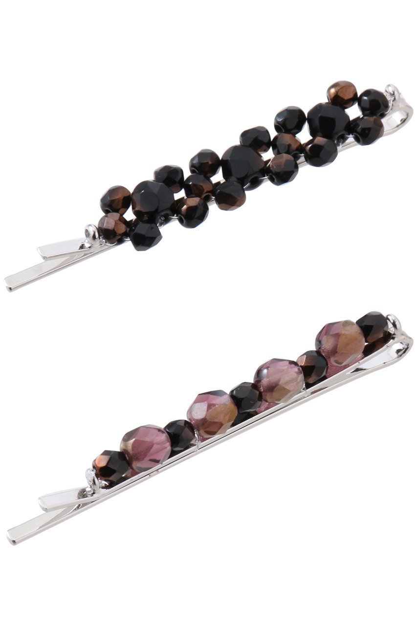 【スタニングルアー/STUNNING LURE】の【nous】ピンセット gleam pin set インテリア・キッズ・メンズ・レディースファッション・服の通販 founy(ファニー) 　ファッション　Fashion　レディースファッション　Fashion for Women　セットアップ　Matching Sets　シュシュ&ヘアアクセ/ヘアアレンジ　Scrunchies & Hair Accessories　アクセサリー　Fashion Accessories　シンプル　Simple, Minimal　バレッタ　Barrette, Hair Clip　ブラウン|ID: prp329100004585374 ipo3291000000035621886