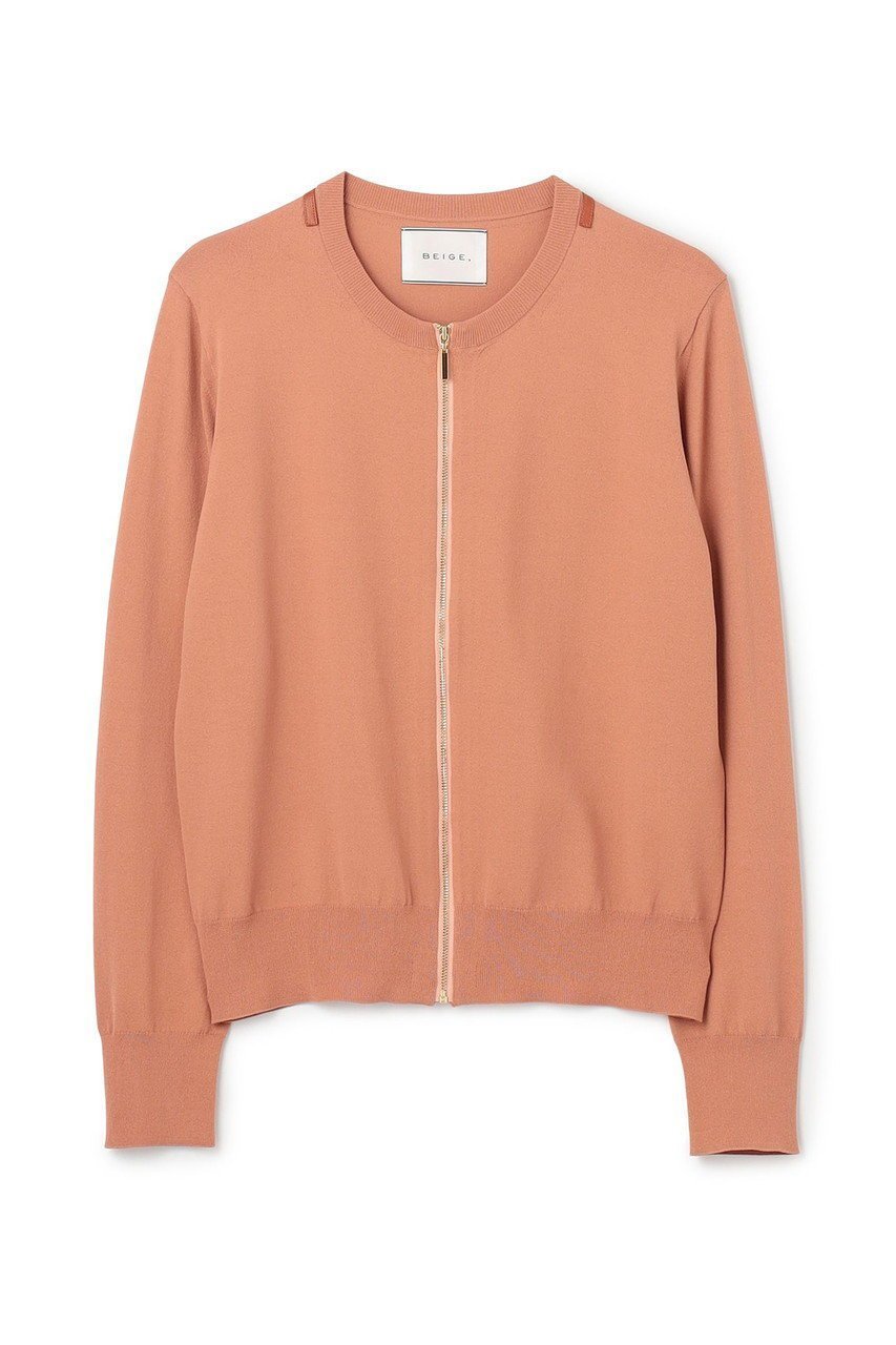 【ベイジ,/BEIGE,】のNADIA / レザーラインジップカーディガン 人気、トレンドファッション・服の通販 founy(ファニー) 　ファッション　Fashion　レディースファッション　WOMEN　トップス・カットソー　Tops/Tshirt　ニット　Knit Tops　カーディガン　Cardigans　カーディガン　Cardigan　ストレッチ　Stretch　エレガント 上品　Elegant　人気　Popularity　定番　Standard　NEW・新作・新着・新入荷　New Arrivals　 other-1|ID: prp329100004585398 ipo3291000000032512893