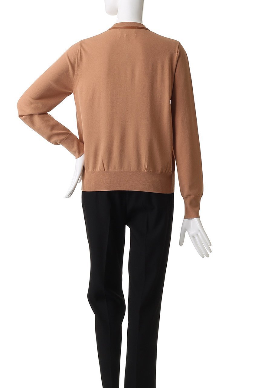 【ベイジ,/BEIGE,】のNADIA / レザーラインジップカーディガン 人気、トレンドファッション・服の通販 founy(ファニー) 　ファッション　Fashion　レディースファッション　Fashion for Women　トップス・カットソー　Cut & Sew Tops　ニット　Knit Tops & Sweaters　カーディガン・羽織り　Layered Style Cardigans　カーディガン　Cardigan, Knitwear　ストレッチ　Stretch, Stretchy Fabric　エレガント 上品　Elegant　人気　Popular, Best Seller　定番　Standard, Basic Item　新作・新入荷　New Arrivals / New In　other-7|ID: prp329100004585398 ipo3291000000033261247