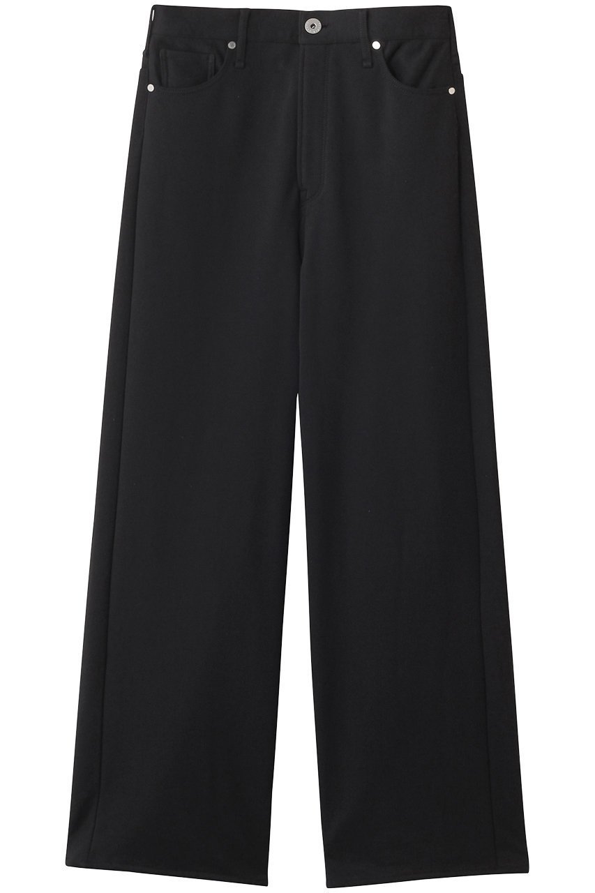 【アッパー ハイツ/upper hights】のTHE LIDDY イージーワイドストレートスウェットパンツ インテリア・キッズ・メンズ・レディースファッション・服の通販 founy(ファニー) 　ファッション　Fashion　レディースファッション　Fashion for Women　パンツ　Pants & Trousers　ストレート　Straight, Straight Cut　デニム　Denim, Jeans Material　パターン　Pattern, Design Print　BLACK|ID: prp329100004585402 ipo3291000000036238854