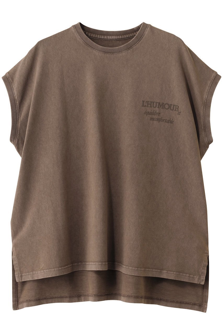 【アッパー ハイツ/upper hights】のBIG NO SLEEVE TEE インテリア・キッズ・メンズ・レディースファッション・服の通販 founy(ファニー) 　ファッション　Fashion　レディースファッション　Ladies' Fashion Online　トップス・カットソー　Tops/Tshirt　シャツ/ブラウス　Shirts/Blouses　ロング / Tシャツ　T-Shirts　カットソー　Cut and Sewn　2025年　2025　2025-2026秋冬・A/W　Aw/Autumn/Winter/Fw/Fall/2025-2026　カットソー　Cut And Sew　カーゴパンツ　Cargo Pants　サンダル　Sandals　ショート　Short　スリーブ　Sleeve　デニム　Denim　ビッグ　Big　フレンチ　French　A/W・秋冬　Aw・Autumn/Winter・Fw・Fall-Winter　MOCHA|ID: prp329100004585404 ipo3291000000032512940