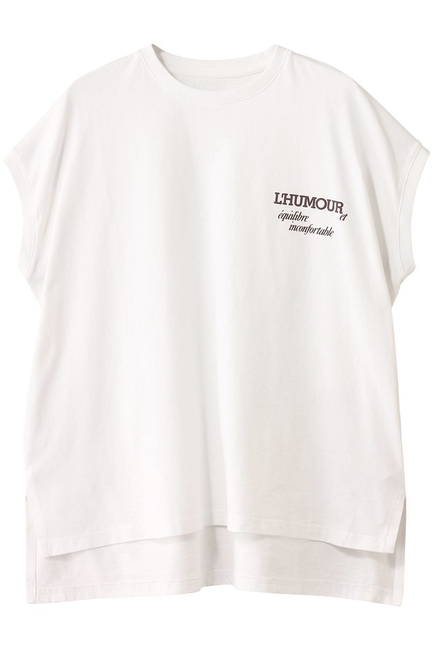 【アッパー ハイツ/upper hights】のBIG NO SLEEVE TEE インテリア・キッズ・メンズ・レディースファッション・服の通販 founy(ファニー) 　ファッション　Fashion　レディースファッション　Ladies' Fashion Online　トップス・カットソー　Tops/Tshirt　シャツ/ブラウス　Shirts/Blouses　ロング / Tシャツ　T-Shirts　カットソー　Cut and Sewn　2025年　2025　2025-2026秋冬・A/W　Aw/Autumn/Winter/Fw/Fall/2025-2026　カットソー　Cut And Sew　カーゴパンツ　Cargo Pants　サンダル　Sandals　ショート　Short　スリーブ　Sleeve　デニム　Denim　ビッグ　Big　フレンチ　French　A/W・秋冬　Aw・Autumn/Winter・Fw・Fall-Winter　OFF WHITE|ID: prp329100004585404 ipo3291000000032512941