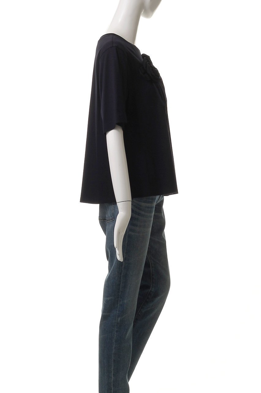 【ミュベール/MUVEIL】のローズモチーフTシャツ 人気、トレンドファッション・服の通販 founy(ファニー) 　ファッション　Fashion　レディースファッション　Ladies' Fashion Online　トップス・カットソー　Tops/Tshirt　シャツ/ブラウス　Shirts/Blouses　ロング / Tシャツ　T-Shirts　カットソー　Cut and Sewn　2025年　2025　2025-2026秋冬・A/W　Aw/Autumn/Winter/Fw/Fall/2025-2026　ショート　Short　スリーブ　Sleeve　ハンド　Hand　フレア　Flare　モチーフ　Motif　ローズ　Rose　A/W・秋冬　Aw・Autumn/Winter・Fw・Fall-Winter　other-3|ID: prp329100004585409 ipo3291000000032512974