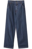 【ミュベール/MUVEIL】のセンタープレスリボンデニムパンツ 人気、トレンドファッション・服の通販 founy(ファニー) ファッション Fashion レディースファッション Ladies' Fashion Online パンツ Pants デニムパンツ Denim Pants 2025年 2025 2025-2026秋冬・A/W Aw/Autumn/Winter/Fw/Fall/2025-2026 センター Center デニム Denim ポケット Pocket リボン Ribbon A/W・秋冬 Aw・Autumn/Winter・Fw・Fall-Winter |ID:prp329100004585410