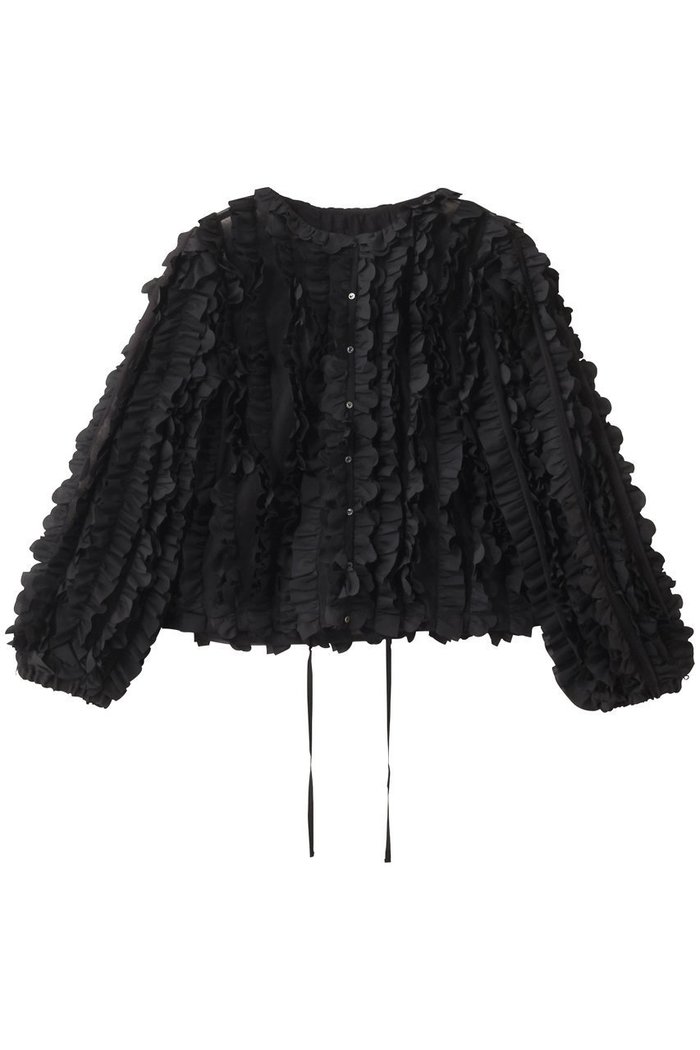 【ミュベール/MUVEIL】のラウンドフリルジャケット インテリア・キッズ・メンズ・レディースファッション・服の通販 founy(ファニー) https://founy.com/ ファッション Fashion レディースファッション Ladies' Fashion Online アウター Coat Outerwear ジャケット Jackets 2025年 2025 ジャケット Jacket ストレート Straight フリル Frills ボレロ Bolero ラウンド Round A/W・秋冬 Aw・Autumn/Winter・Fw・Fall-Winter |ID: prp329100004585411 ipo3291000000032512983
