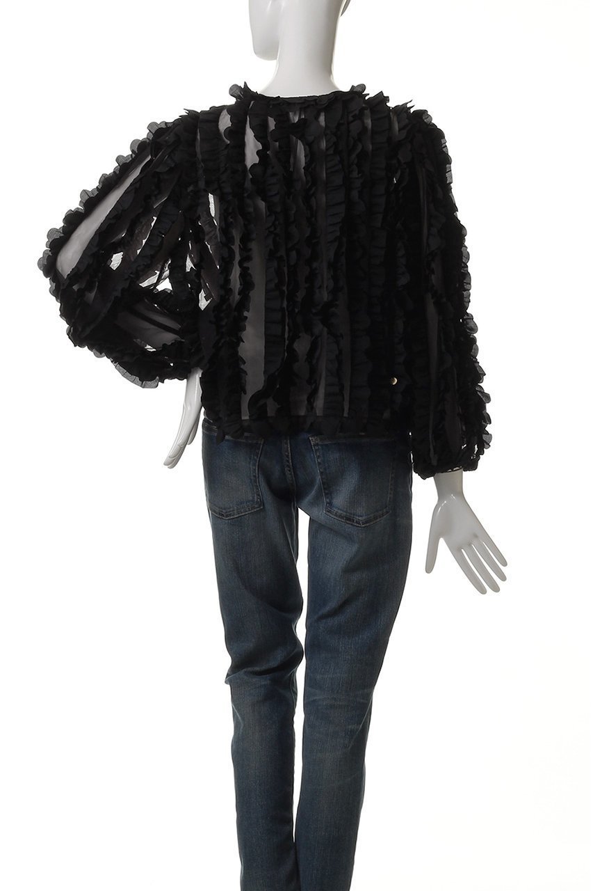 【ミュベール/MUVEIL】のラウンドフリルジャケット 人気、トレンドファッション・服の通販 founy(ファニー) 　ファッション　Fashion　レディースファッション　Ladies' Fashion Online　アウター　Coat Outerwear　ジャケット　Jackets　2025年　2025　ジャケット　Jacket　ストレート　Straight　フリル　Frills　ボレロ　Bolero　ラウンド　Round　A/W・秋冬　Aw・Autumn/Winter・Fw・Fall-Winter　other-4|ID: prp329100004585411 ipo3291000000032512987