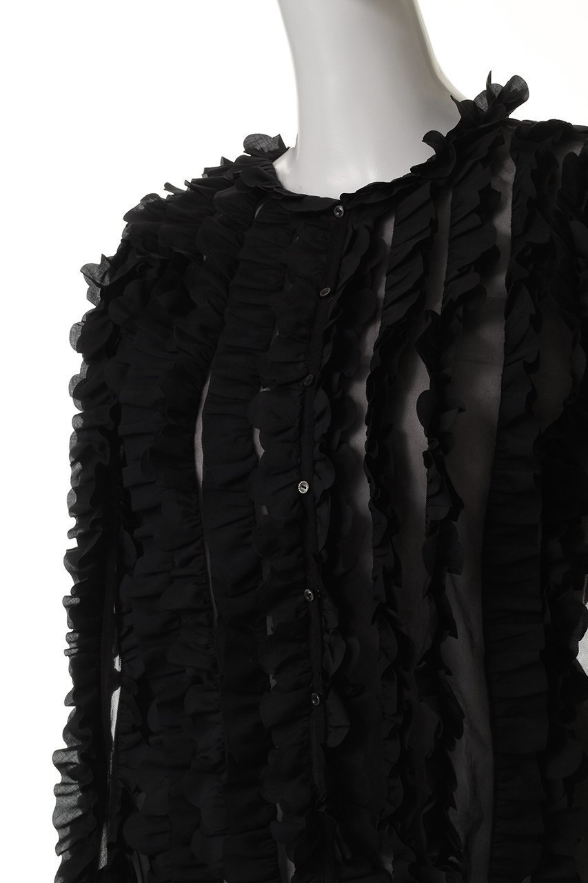 【ミュベール/MUVEIL】のラウンドフリルジャケット 人気、トレンドファッション・服の通販 founy(ファニー) 　ファッション　Fashion　レディースファッション　Ladies' Fashion Online　アウター　Coat Outerwear　ジャケット　Jackets　2025年　2025　ジャケット　Jacket　ストレート　Straight　フリル　Frills　ボレロ　Bolero　ラウンド　Round　A/W・秋冬　Aw・Autumn/Winter・Fw・Fall-Winter　other-5|ID: prp329100004585411 ipo3291000000032512988