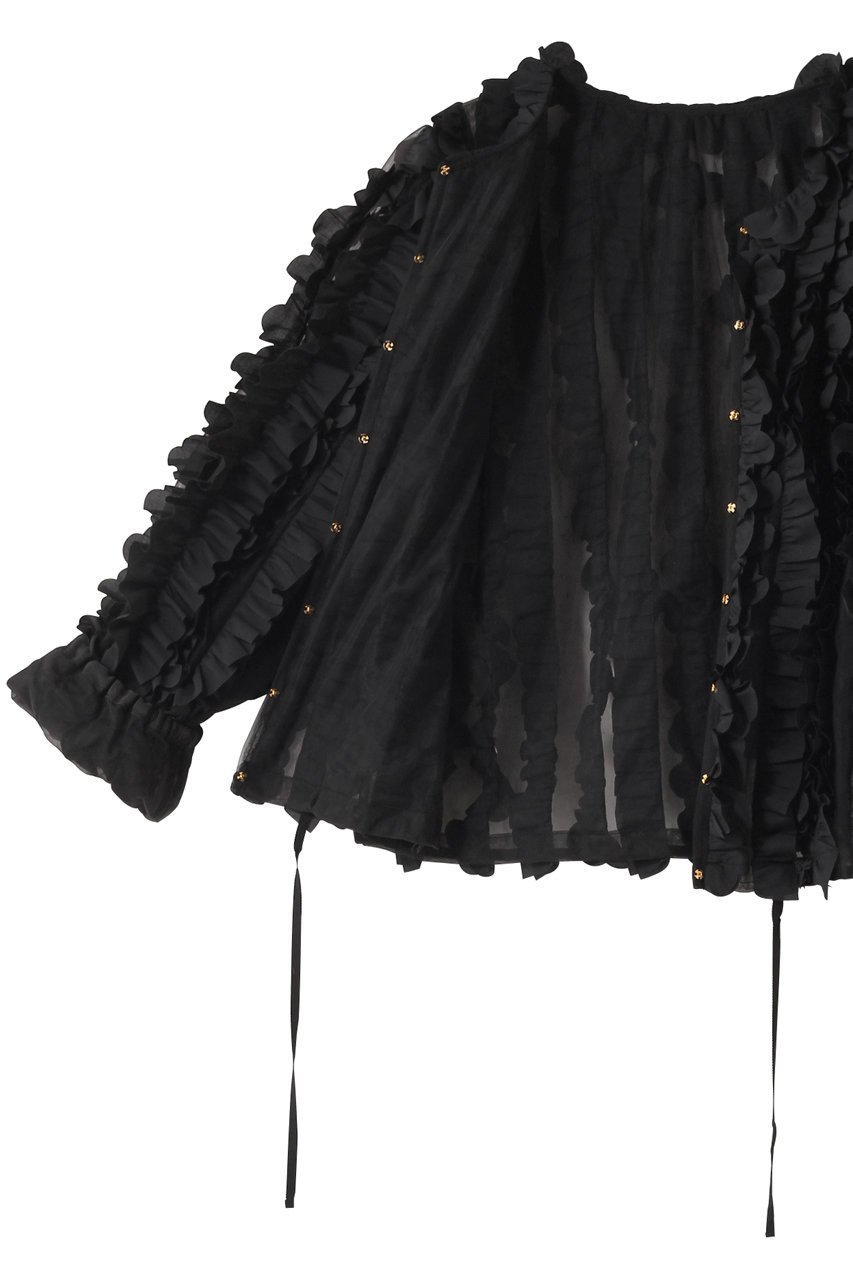 【ミュベール/MUVEIL】のラウンドフリルジャケット 人気、トレンドファッション・服の通販 founy(ファニー) 　ファッション　Fashion　レディースファッション　Ladies' Fashion Online　アウター　Coat Outerwear　ジャケット　Jackets　2025年　2025　ジャケット　Jacket　ストレート　Straight　フリル　Frills　ボレロ　Bolero　ラウンド　Round　A/W・秋冬　Aw・Autumn/Winter・Fw・Fall-Winter　other-6|ID: prp329100004585411 ipo3291000000032512989