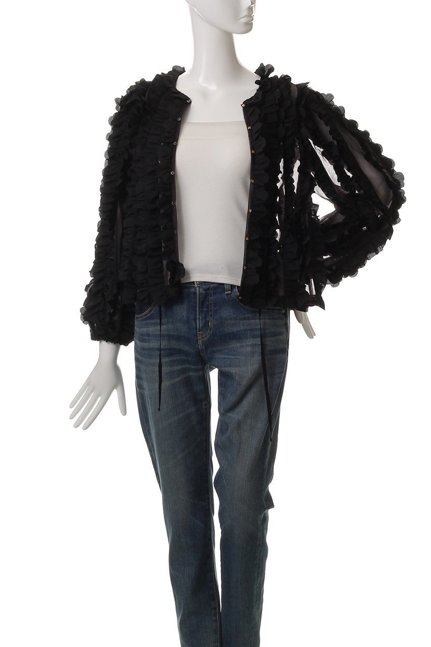 【ミュベール/MUVEIL】のラウンドフリルジャケット 人気、トレンドファッション・服の通販 founy(ファニー) 　ファッション　Fashion　レディースファッション　Ladies' Fashion Online　アウター　Coat Outerwear　ジャケット　Jackets　2025年　2025　ジャケット　Jacket　ストレート　Straight　フリル　Frills　ボレロ　Bolero　ラウンド　Round　A/W・秋冬　Aw・Autumn/Winter・Fw・Fall-Winter　other-7|ID: prp329100004585411 ipo3291000000032512990