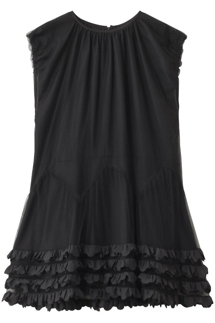 【ミュベール/MUVEIL】のフリルチュニックワンピース インテリア・キッズ・メンズ・レディースファッション・服の通販 founy(ファニー) https://founy.com/ ファッション Fashion レディースファッション Fashion for Women ワンピース Dresses チュニック Tunic Tops & Dresses インナー Innerwear スリーブ Sleeve, Long Sleeve / Short Sleeve チュニック Tunic, Long Top フォルム Silhouette, Form フリル Frill, Ruffle フレア Flare, Flared フレンチ French, French Style ブライト Bright, Shiny ラウンド Round, Round Neck |ID: prp329100004585412 ipo3291000000036034433