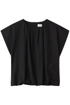 【マノフ/MANOF】のGATHER COMPACT CUT TOPS/カットソー 人気、トレンドファッション・服の通販 founy(ファニー) ファッション Fashion レディースファッション WOMEN トップス・カットソー Tops/Tshirt シャツ/ブラウス Shirts/Blouses ロング / Tシャツ T-Shirts カットソー Cut and Sewn カットソー Cut And Sew ギャザー Gather ショート Short シンプル Simple スリーブ Sleeve NEW・新作・新着・新入荷 New Arrivals thumbnail BLACK|ID: prp329100004585414 ipo3291000000032513007
