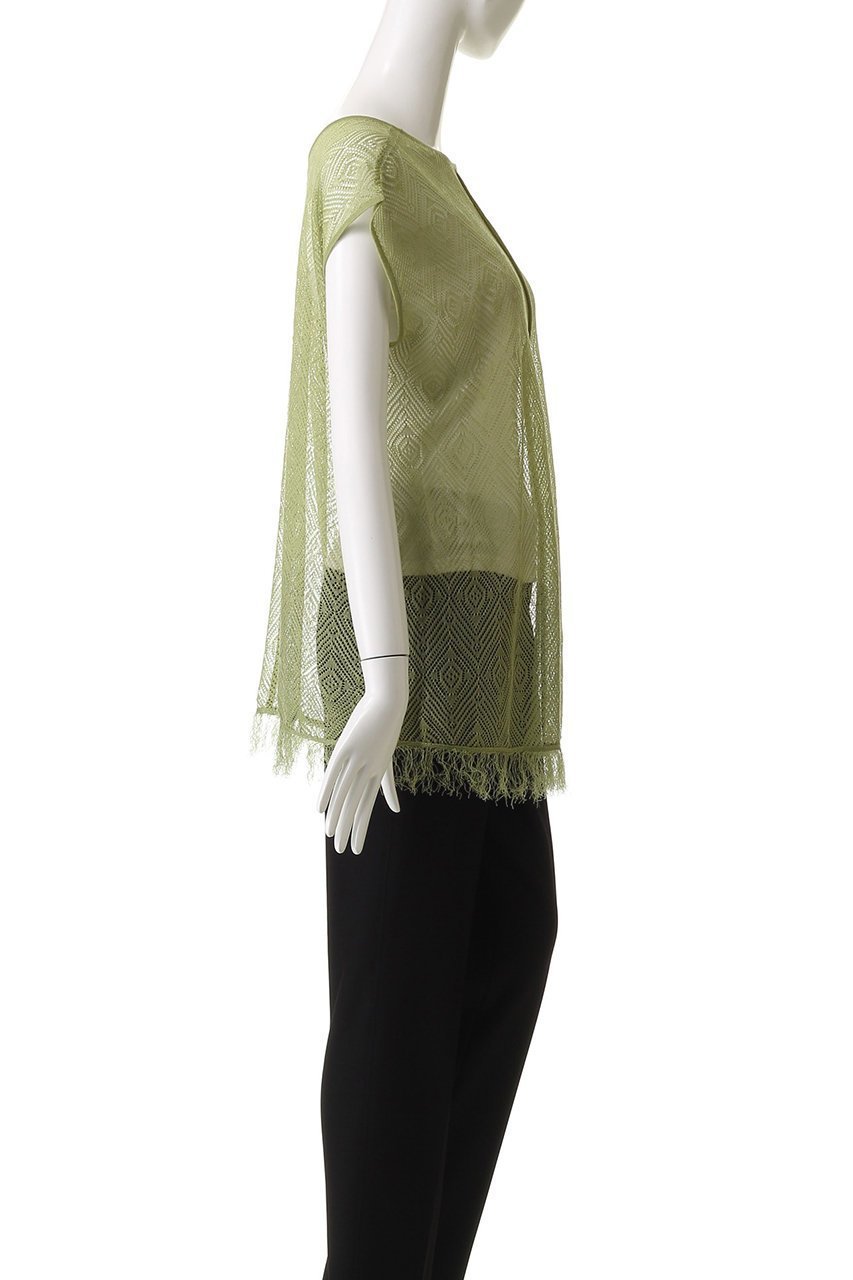 【マノフ/MANOF】のSHEER CROCHET KNIT TOPS/ニット 人気、トレンドファッション・服の通販 founy(ファニー) 　ファッション　Fashion　レディースファッション　Fashion for Women　トップス・カットソー　Cut & Sew Tops　ニット　Knit Tops & Sweaters　カジュアルプルオーバー・ニットトップス　Pullovers & Knit Tops / Casual Pullovers　インナー　Innerwear　クロシェ　Crochet, Knitted Lace　シアー　Sheer, See-Through　シンプル　Simple, Minimal　フリンジ　Fringe, Tassel　マキシ　Maxi, Full Length　ワイド　Wide, Wide Fit　other-3|ID: prp329100004585415 ipo3291000000032513015