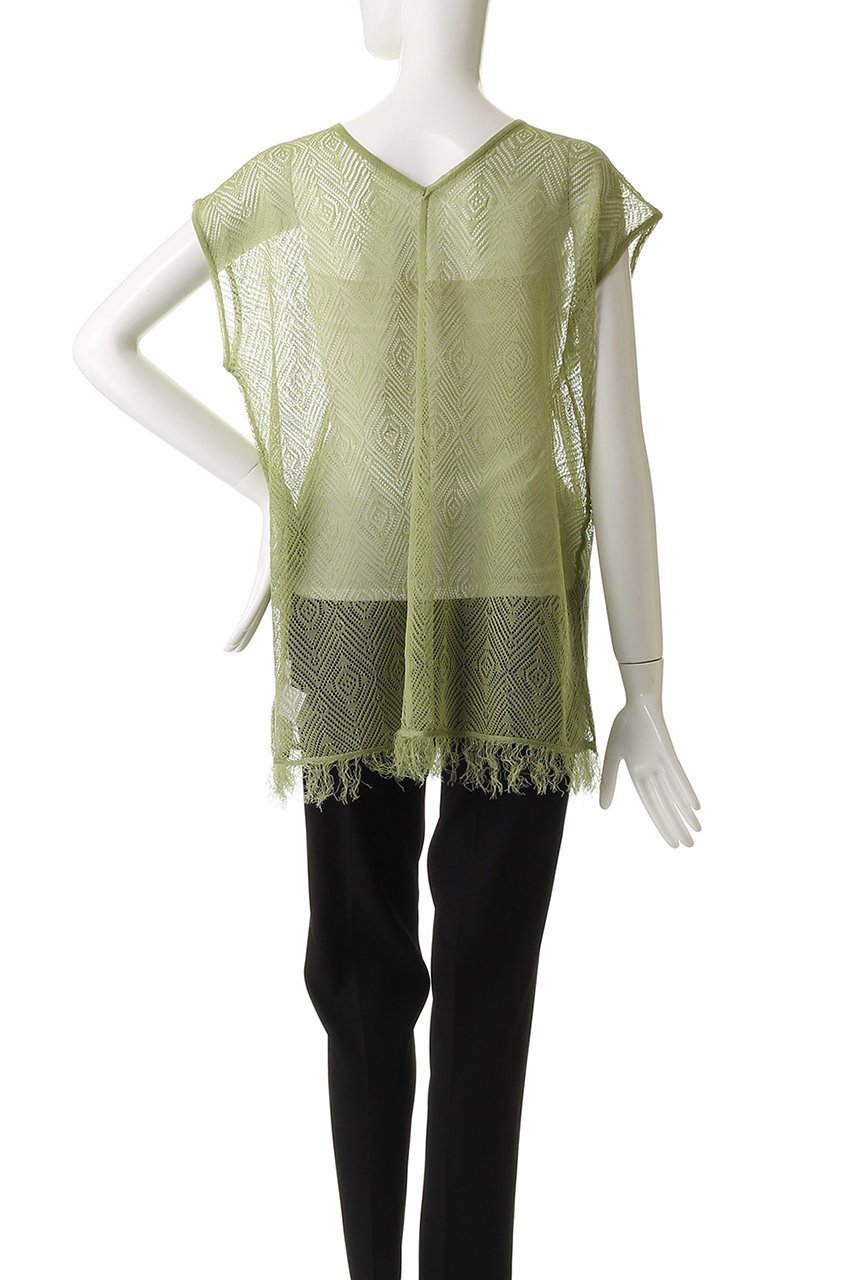 【マノフ/MANOF】のSHEER CROCHET KNIT TOPS/ニット 人気、トレンドファッション・服の通販 founy(ファニー) 　ファッション　Fashion　レディースファッション　Fashion for Women　トップス・カットソー　Cut & Sew Tops　ニット　Knit Tops & Sweaters　カジュアルプルオーバー・ニットトップス　Pullovers & Knit Tops / Casual Pullovers　インナー　Innerwear　クロシェ　Crochet, Knitted Lace　シアー　Sheer, See-Through　シンプル　Simple, Minimal　フリンジ　Fringe, Tassel　マキシ　Maxi, Full Length　ワイド　Wide, Wide Fit　other-4|ID: prp329100004585415 ipo3291000000032513016