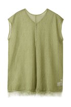 【マノフ/MANOF】のSHEER CROCHET KNIT TOPS/ニット GREEN|ID: prp329100004585415 ipo3291000000036201560