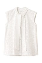 【ミディウミソリッド/MIDIUMISOLID】のlace bow-tie n/slv blouse ブラウス off white|ID:prp329100004585424