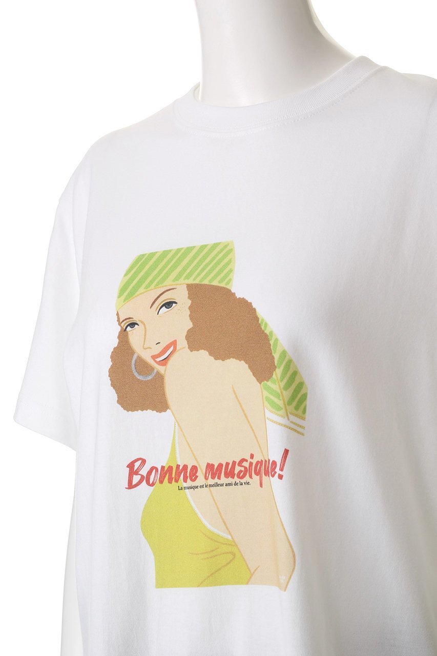 【ハウス オブ ロータス/HOUSE OF LOTUS】のZUSA IIDA コラボレーションTシャツ(BONNE MUSIQUE) 人気、トレンドファッション・服の通販 founy(ファニー) 　ファッション　Fashion　レディースファッション　WOMEN　トップス・カットソー　Tops/Tshirt　シャツ/ブラウス　Shirts/Blouses　ロング / Tシャツ　T-Shirts　カットソー　Cut and Sewn　ショート　Short　スリーブ　Sleeve　NEW・新作・新着・新入荷　New Arrivals　other-5|ID: prp329100004585426 ipo3291000000032513108