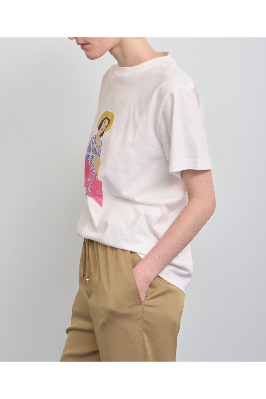 【ハウス オブ ロータス/HOUSE OF LOTUS】のAZUSA IIDA コラボレーションTシャツ(ALLONS) 人気、トレンドファッション・服の通販 founy(ファニー) 　ファッション　Fashion　レディースファッション　WOMEN　トップス・カットソー　Tops/Tshirt　シャツ/ブラウス　Shirts/Blouses　ロング / Tシャツ　T-Shirts　カットソー　Cut and Sewn　ショート　Short　スリーブ　Sleeve　NEW・新作・新着・新入荷　New Arrivals　other-7|ID: prp329100004585428 ipo3291000000032513133