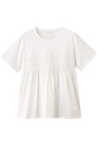 【アルアバイル/allureville】のシャーリングビスチェコンビTシャツ 人気、トレンドファッション・服の通販 founy(ファニー) ファッション Fashion レディースファッション WOMEN トップス・カットソー Tops/Tshirt シャツ/ブラウス Shirts/Blouses ロング / Tシャツ T-Shirts カットソー Cut and Sewn ビスチェ Bustier シャーリング Shirring ショート Short スリーブ Sleeve トレンド Trend フレア Flare NEW・新作・新着・新入荷 New Arrivals thumbnail オフホワイト|ID: prp329100004585430 ipo3291000000032513150