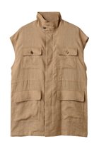 【ウィムガゼット/Whim Gazette】の【Drawing Numbers】コンチネンタルリネンベスト 人気、トレンドファッション・服の通販 founy(ファニー) ファッション Fashion レディースファッション WOMEN アウター Coat Outerwear ジャケット Jackets ジャケット Jacket スタンド Stand ベスト Vest マニッシュ Mannish ミリタリー Military リネン Linen NEW・新作・新着・新入荷 New Arrivals thumbnail キャメル|ID: prp329100004585431 ipo3291000000032513160