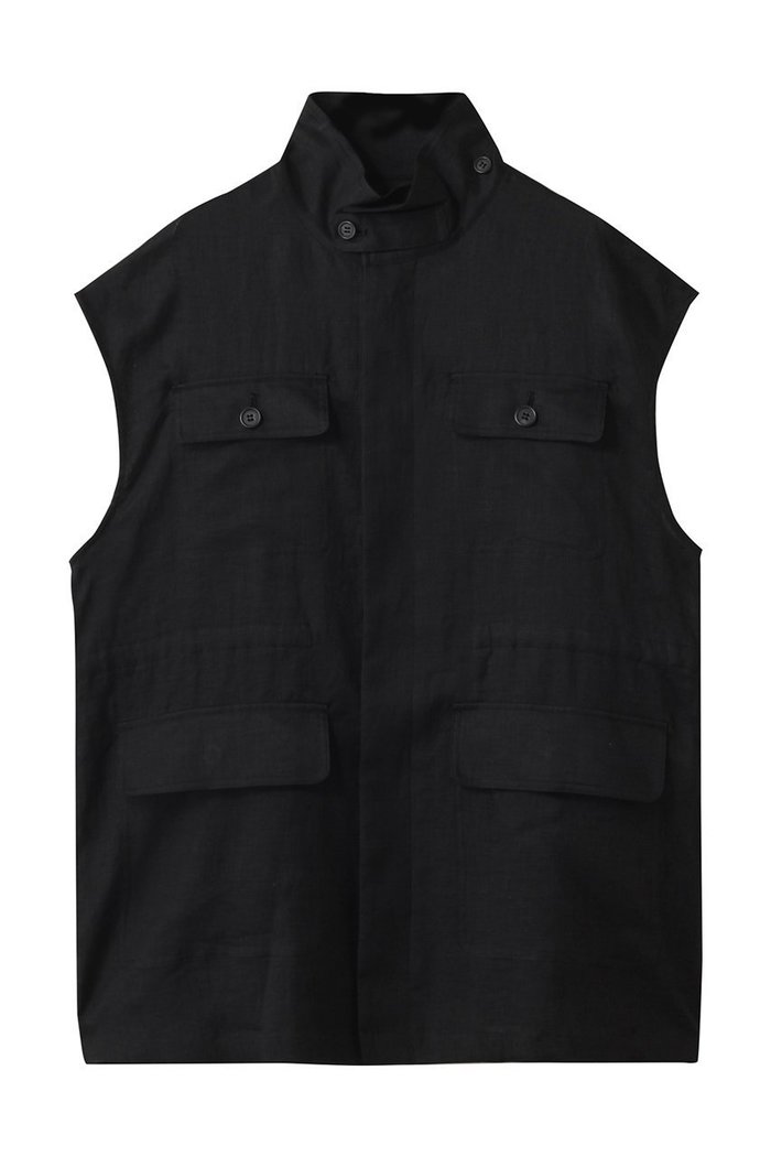【ウィムガゼット/Whim Gazette】の【Drawing Numbers】コンチネンタルリネンベスト インテリア・キッズ・メンズ・レディースファッション・服の通販 founy(ファニー) https://founy.com/ ファッション Fashion レディースファッション Fashion for Women アウター Coat / Outerwear Collection レディースジャケット・軽アウター Jackets ジャケット Jacket, Outerwear スタンド Stand Collar, Upright Stand ベスト Vest, Waistcoat マニッシュ Mannish, Boyish ミリタリー Military, Army Style リネン Linen, Linen Fabric |ID: prp329100004585431 ipo3291000000033706658