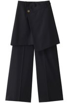 【ランバン オン ブルー/LANVIN en Bleu】のストライプレイヤードパンツ ネイビー|ID: prp329100004585436 ipo3291000000032513194