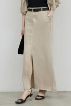 【ガリャルダガランテ/GALLARDAGALANTE】の【セットアップ対応】リヨセルスリットスカート 人気、トレンドファッション・服の通販 founy(ファニー) ファッション Fashion レディースファッション Ladies' Fashion Online セットアップ Setup スカート Skirt スカート Skirt ロングスカート Long Skirt 2025年 2025 おすすめ Recommend ストレート Straight スリット Slit セットアップ Set Up フロント Front ロング Long 冬 Winter 夏 Summer A/W・秋冬 Aw・Autumn/Winter・Fw・Fall-Winter thumbnail ベージュ|ID: prp329100004585439 ipo3291000000032513212