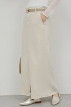 【ガリャルダガランテ/GALLARDAGALANTE】の【セットアップ対応】リヨセルスリットスカート アイボリー|ID: prp329100004585439 ipo3291000000034628403