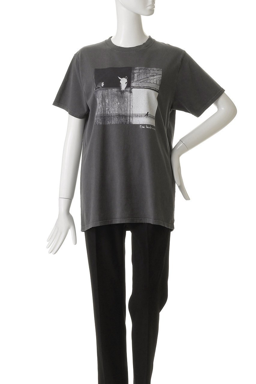 【マルティニーク/martinique】の【別注】【COUTURE D ADAM】カットソー 人気、トレンドファッション・服の通販 founy(ファニー) ファッション Fashion レディースファッション Fashion for Women トップス・カットソー Cut & Sew Tops シャツ・ブラウス・オフィスカジュアル Elegant Blouses & Button-Ups ロングTシャツ・Tシャツ Longline T-Shirts & Tees カットソー・ベーシックTシャツ Cut-and-Sewn Tops / Stretch Tees & Basics カットソー Cut and Sewn Top ショート Short, Short Length スリーブ Sleeve, Long Sleeve / Short Sleeve デニム Denim, Jeans Material バランス Balance, Style Balance プリント Print, Printed Pattern 別注 Limited Edition, Custom Order other-2|ID: prp329100004585440 ipo3291000000036117034