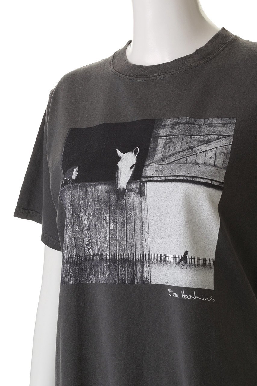 【マルティニーク/martinique】の【別注】【COUTURE D ADAM】カットソー 人気、トレンドファッション・服の通販 founy(ファニー) ファッション Fashion レディースファッション Fashion for Women トップス・カットソー Cut & Sew Tops シャツ・ブラウス・オフィスカジュアル Elegant Blouses & Button-Ups ロングTシャツ・Tシャツ Longline T-Shirts & Tees カットソー・ベーシックTシャツ Cut-and-Sewn Tops / Stretch Tees & Basics カットソー Cut and Sewn Top ショート Short, Short Length スリーブ Sleeve, Long Sleeve / Short Sleeve デニム Denim, Jeans Material バランス Balance, Style Balance プリント Print, Printed Pattern 別注 Limited Edition, Custom Order other-5|ID: prp329100004585440 ipo3291000000036117037