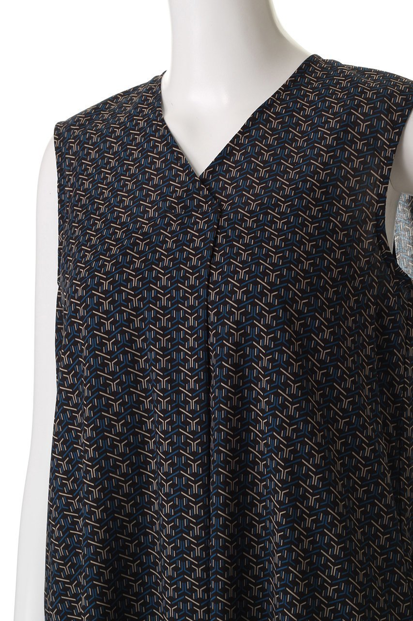 【スリー ドッツ/three dots】のドライツイル イージードレス 人気、トレンドファッション・服の通販 founy(ファニー) 　ファッション　Fashion　レディースファッション　WOMEN　ワンピース　Dress　ドレス　Party Dresses　チュニック　Tunic　チュニック　Tunic　ドレス　Dress　プリント　Print　ロング　Long　NEW・新作・新着・新入荷　New Arrivals　other-5|ID: prp329100004585450 ipo3291000000032513290