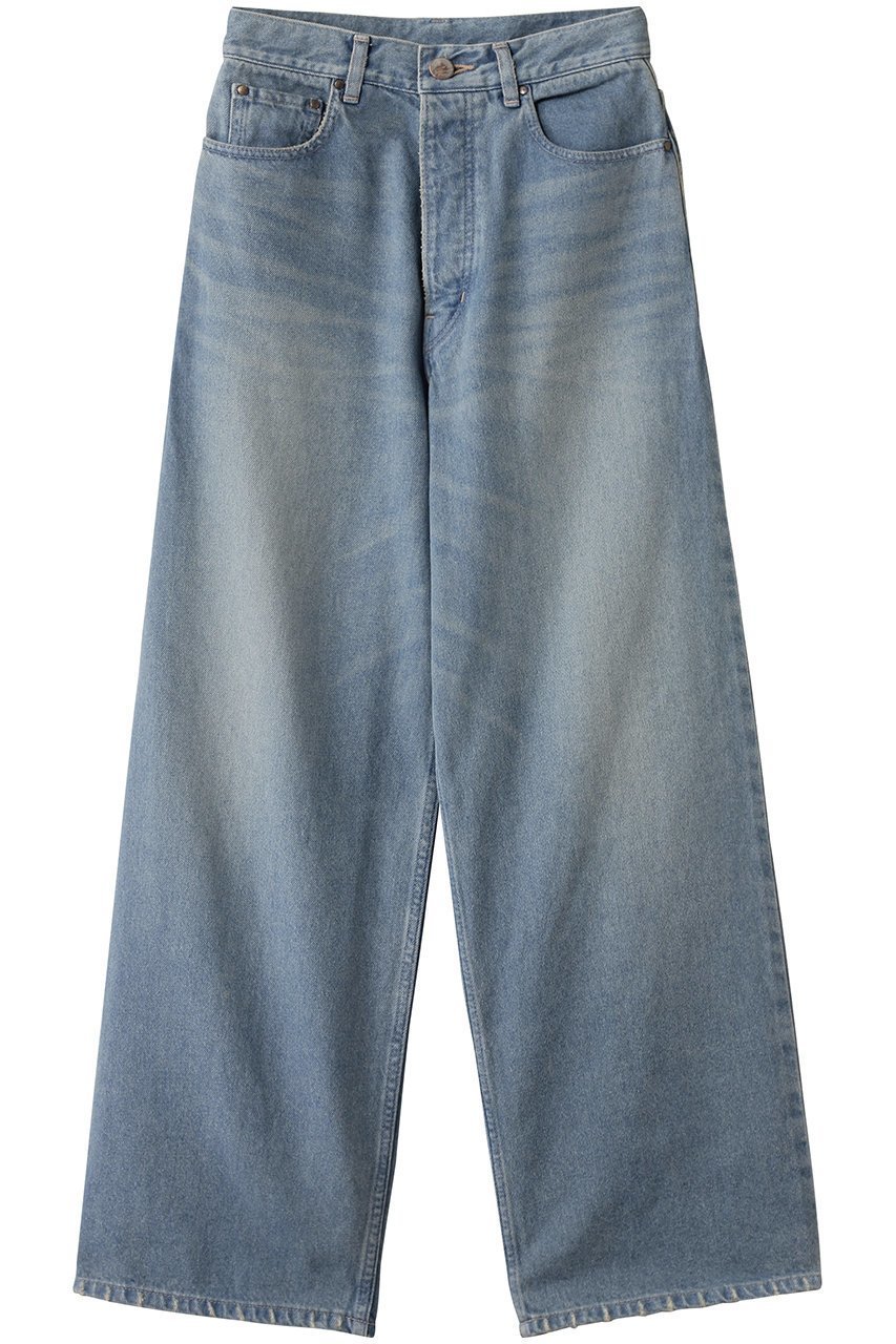 【スタニングルアー/STUNNING LURE】のワイドレッグデニム インテリア・キッズ・メンズ・レディースファッション・服の通販 founy(ファニー) 　ファッション　Fashion　レディースファッション　Fashion for Women　パンツ　Pants & Trousers　デニムパンツ・ジーンズ・美脚デニム　Denim Jeans & Pants　ダメージ　Distressed, Destroyed　デニム　Denim, Jeans Material　バランス　Balance, Style Balance　ルーズ　Loose, Oversized　ワイド　Wide, Wide Fit　再入荷　Restock / Back in Stock　定番　Standard, Basic Item　ブル-|ID: prp329100004585453 ipo3291000000036083102
