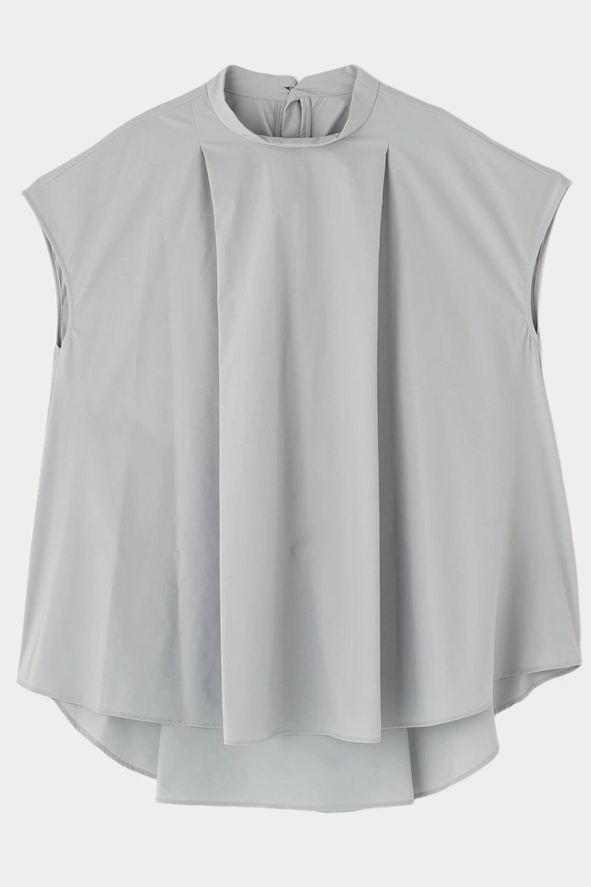 【ル フィル/LE PHIL】のSOLOTEXノースリーブブラウス 人気、トレンドファッション・服の通販 founy(ファニー) 　ファッション　Fashion　レディースファッション　WOMEN　トップス・カットソー　Tops/Tshirt　キャミソール / ノースリーブ　No Sleeves　シャツ/ブラウス　Shirts/Blouses　シンプル　Simple　スタンド　Stand　ノースリーブ　No Sleeve　バランス　Balance　ロング　Long　NEW・新作・新着・新入荷　New Arrivals　 other-1|ID: prp329100004585456 ipo3291000000032513333