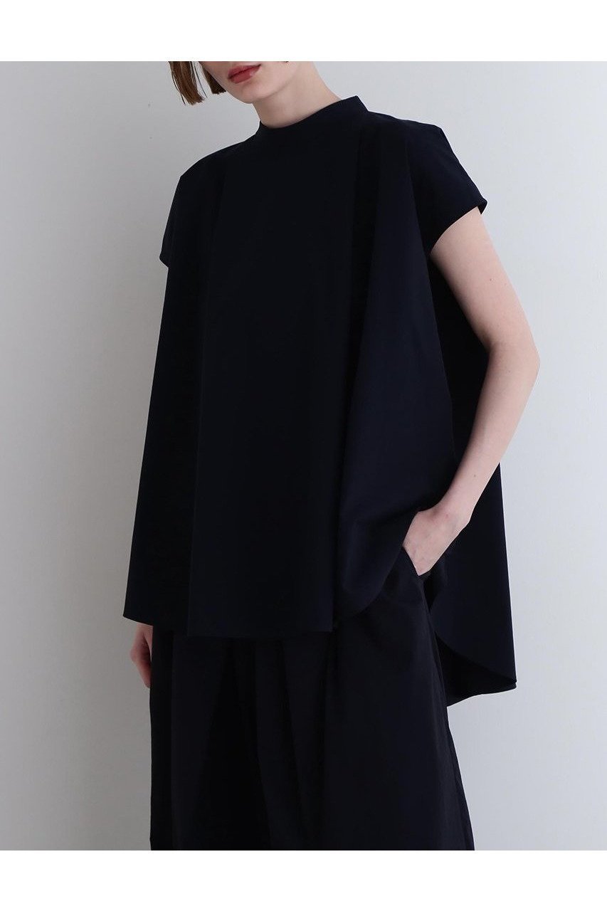 【ル フィル/LE PHIL】のSOLOTEXノースリーブブラウス 人気、トレンドファッション・服の通販 founy(ファニー) 　ファッション　Fashion　レディースファッション　WOMEN　トップス・カットソー　Tops/Tshirt　キャミソール / ノースリーブ　No Sleeves　シャツ/ブラウス　Shirts/Blouses　シンプル　Simple　スタンド　Stand　ノースリーブ　No Sleeve　バランス　Balance　ロング　Long　NEW・新作・新着・新入荷　New Arrivals　other-2|ID: prp329100004585456 ipo3291000000032513338