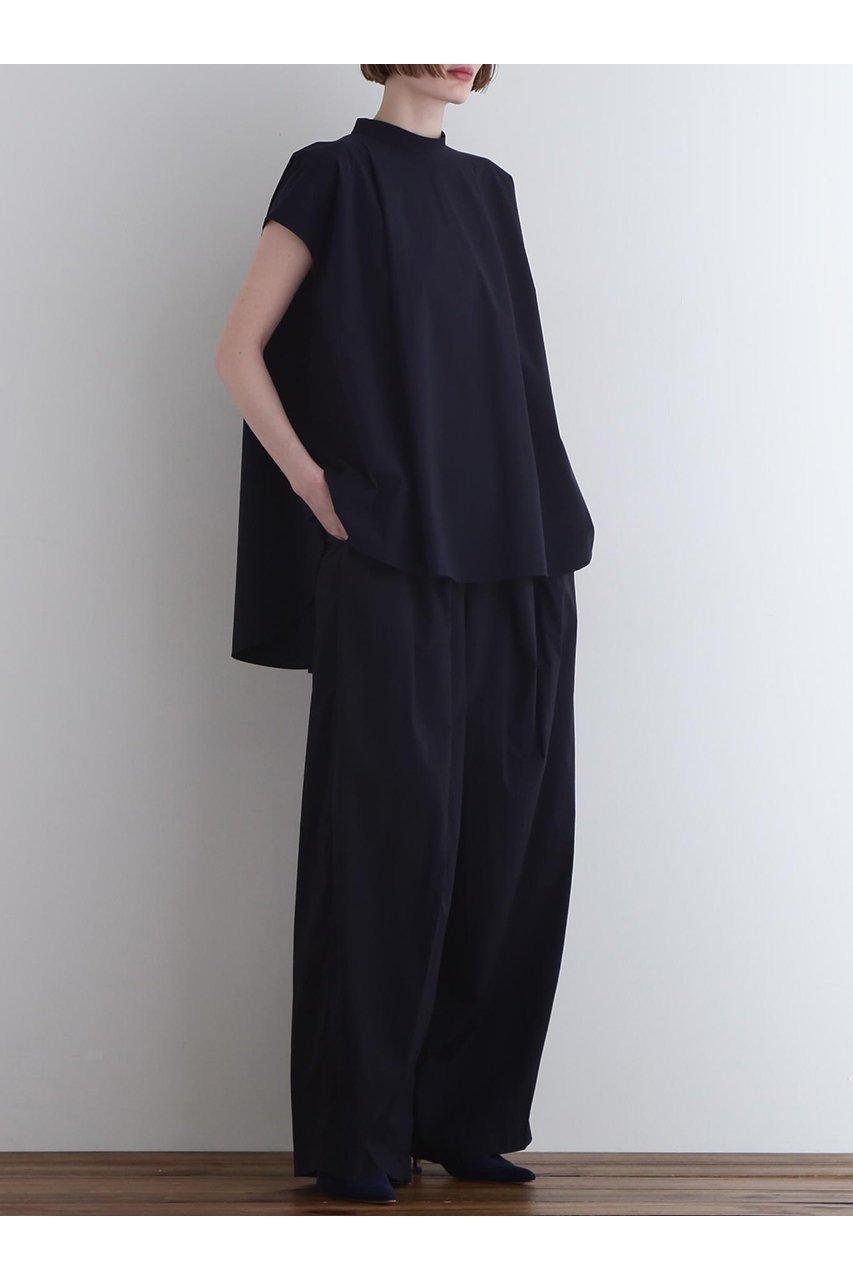 【ル フィル/LE PHIL】のSOLOTEXノースリーブブラウス 人気、トレンドファッション・服の通販 founy(ファニー) 　ファッション　Fashion　レディースファッション　WOMEN　トップス・カットソー　Tops/Tshirt　キャミソール / ノースリーブ　No Sleeves　シャツ/ブラウス　Shirts/Blouses　シンプル　Simple　スタンド　Stand　ノースリーブ　No Sleeve　バランス　Balance　ロング　Long　NEW・新作・新着・新入荷　New Arrivals　other-3|ID: prp329100004585456 ipo3291000000032513339