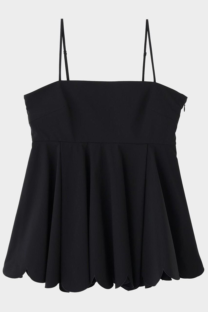 【ル フィル/LE PHIL】のSOLOTEXブロードスカラップキャミソール インテリア・キッズ・メンズ・レディースファッション・服の通販 founy(ファニー) 　ファッション　Fashion　レディースファッション　Fashion for Women　トップス・カットソー　Cut & Sew Tops　キャミソール&ノースリーブ　Camisoles & Sleeveless Tops　シャツ・ブラウス・オフィスカジュアル　Elegant Blouses & Button-Ups　インナー　Innerwear　キャミソール　Camisole, Spaghetti Strap Top　コンパクト　Compact, Small Size　スカラップ　Scallop, Scalloped Edge　スタンダード　Standard, Basic　ストレッチ　Stretch, Stretchy Fabric　ノースリーブ　Sleeveless, No-Sleeve　バランス　Balance, Style Balance　ブラック|ID: prp329100004585463 ipo3291000000036393081