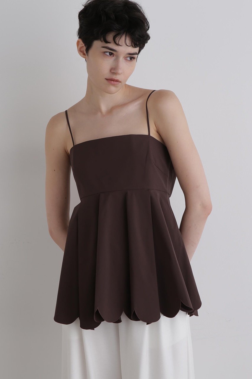 【ル フィル/LE PHIL】のSOLOTEXブロードスカラップキャミソール 人気、トレンドファッション・服の通販 founy(ファニー) 　ファッション　Fashion　レディースファッション　Fashion for Women　トップス・カットソー　Cut & Sew Tops　キャミソール&ノースリーブ　Camisoles & Sleeveless Tops　シャツ・ブラウス・オフィスカジュアル　Elegant Blouses & Button-Ups　インナー　Innerwear　キャミソール　Camisole, Spaghetti Strap Top　コンパクト　Compact, Small Size　スカラップ　Scallop, Scalloped Edge　スタンダード　Standard, Basic　ストレッチ　Stretch, Stretchy Fabric　ノースリーブ　Sleeveless, No-Sleeve　バランス　Balance, Style Balance　other-2|ID: prp329100004585463 ipo3291000000036393084