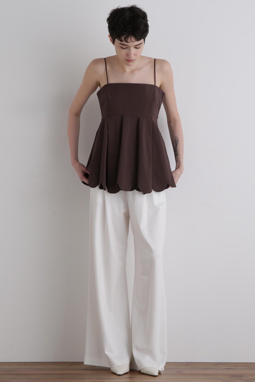 【ル フィル/LE PHIL】のSOLOTEXブロードスカラップキャミソール 人気、トレンドファッション・服の通販 founy(ファニー) 　ファッション　Fashion　レディースファッション　Fashion for Women　トップス・カットソー　Cut & Sew Tops　キャミソール&ノースリーブ　Camisoles & Sleeveless Tops　シャツ・ブラウス・オフィスカジュアル　Elegant Blouses & Button-Ups　インナー　Innerwear　キャミソール　Camisole, Spaghetti Strap Top　コンパクト　Compact, Small Size　スカラップ　Scallop, Scalloped Edge　スタンダード　Standard, Basic　ストレッチ　Stretch, Stretchy Fabric　ノースリーブ　Sleeveless, No-Sleeve　バランス　Balance, Style Balance　other-3|ID: prp329100004585463 ipo3291000000036393085