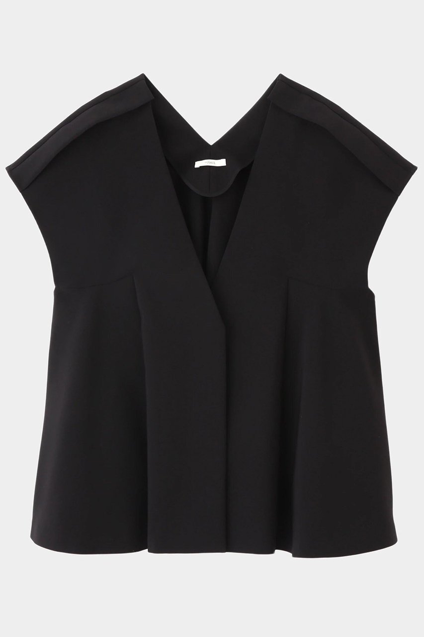 【ル フィル/LE PHIL】のトリプルクロスブラウス インテリア・キッズ・メンズ・レディースファッション・服の通販 founy(ファニー) 　ファッション　Fashion　レディースファッション　WOMEN　トップス・カットソー　Tops/Tshirt　シャツ/ブラウス　Shirts/Blouses　コンパクト　Compact　ショート　Short　スタンダード　Standard　ストレッチ　Stretch　スリーブ　Sleeve　バランス　Balance　フェミニン　Feminine　フレア　Flare　NEW・新作・新着・新入荷　New Arrivals　ブラック|ID: prp329100004585465 ipo3291000000032513403