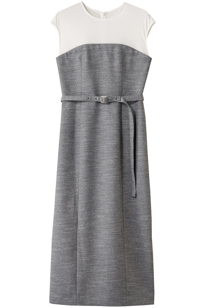 【アルアバイル/allureville】のスラブツィードテレココンビワンピース インテリア・キッズ・メンズ・レディースファッション・服の通販 founy(ファニー) 　ファッション　Fashion　レディースファッション　WOMEN　ワンピース　Dress　チュニック　Tunic　2025年　2025　アクセサリー　Accessories　チュニック　Tunic　テレコ　Tereko　ロング　Long　エレガント 上品　Elegant　A/W・秋冬　Aw・Autumn/Winter・Fw・Fall-Winter　グレー|ID: prp329100004585467 ipo3291000000032513430