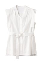 【アルアバイル/allureville】のカラミストライプ切替ブラウス ホワイト|ID: prp329100004585468 ipo3291000000036034475