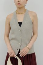 【ガリャルダガランテ/GALLARDAGALANTE】のリブニホルターニット 人気、トレンドファッション・服の通販 founy(ファニー) ファッション Fashion レディースファッション WOMEN トップス・カットソー Tops/Tshirt ニット Knit Tops プルオーバー Pullover 2025年 2025 おすすめ Recommend カットソー Cut And Sew A/W・秋冬 Aw・Autumn/Winter・Fw・Fall-Winter thumbnail ベージュ|ID: prp329100004585469 ipo3291000000032513454