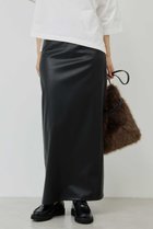 【ガリャルダガランテ/GALLARDAGALANTE】のフェイクレザータイトスカート 人気、トレンドファッション・服の通販 founy(ファニー) ファッション Fashion レディースファッション Ladies' Fashion Online スカート Skirt ロングスカート Long Skirt 2025年 2025 おすすめ Recommend スウェット Sweat スリット Slit ロング Long エレガント 上品 Elegant A/W・秋冬 Aw・Autumn/Winter・Fw・Fall-Winter thumbnail ブラック|ID: prp329100004585471 ipo3291000000032513474