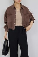 【ガリャルダガランテ/GALLARDAGALANTE】の【セットアップ対応】リヨセルショートシャツ 人気、トレンドファッション・服の通販 founy(ファニー) ファッション Fashion レディースファッション WOMEN トップス・カットソー Tops/Tshirt シャツ/ブラウス Shirts/Blouses 2025年 2025 おすすめ Recommend ショート Short スリーブ Sleeve セットアップ Set Up ポケット Pocket ロング Long 今季 This Season A/W・秋冬 Aw・Autumn/Winter・Fw・Fall-Winter |ID:prp329100004585472