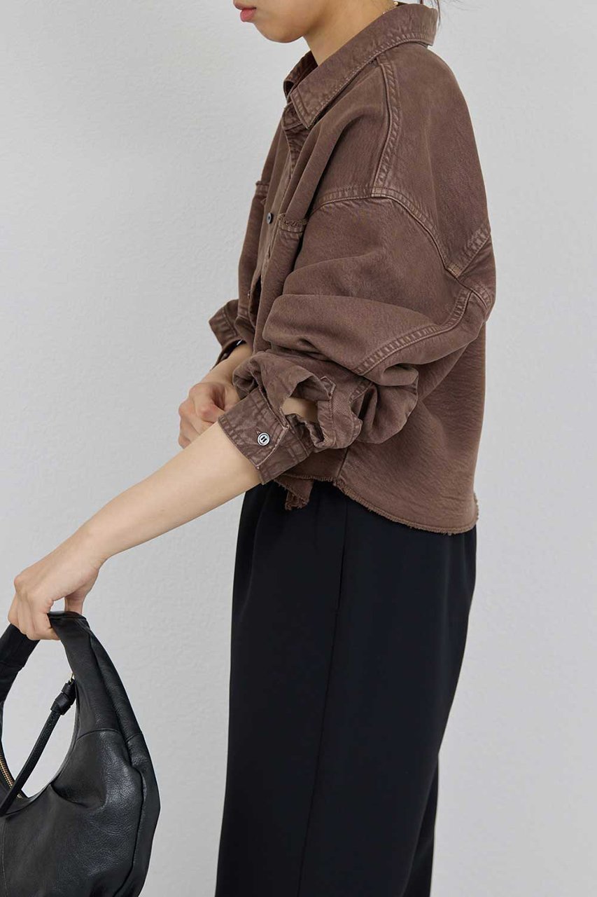 【ガリャルダガランテ/GALLARDAGALANTE】の【セットアップ対応】リヨセルショートシャツ 人気、トレンドファッション・服の通販 founy(ファニー) 　ファッション　Fashion　レディースファッション　Ladies' Fashion Online　トップス・カットソー　Tops/Tshirt　シャツ/ブラウス　Shirts/Blouses　2025年　2025　おすすめ　Recommend　ショート　Short　スリーブ　Sleeve　セットアップ　Set Up　ポケット　Pocket　ロング　Long　今季　This Season　A/W・秋冬　Aw・Autumn/Winter・Fw・Fall-Winter　other-7|ID: prp329100004585472 ipo3291000000032513491