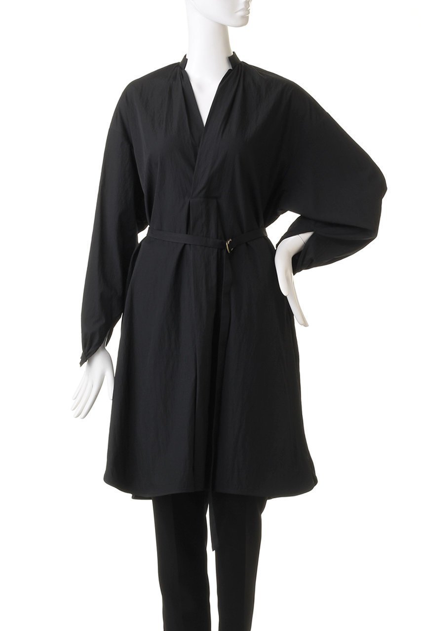 【ランバン オン ブルー/LANVIN en Bleu】のスキッパーチュニックブラウス 人気、トレンドファッション・服の通販 founy(ファニー) 　ファッション　Fashion　レディースファッション　Ladies' Fashion Online　ワンピース　Dress　チュニック　Tunic　スキッパー　Skipper　スリット　Slit　チュニック　Tunic　ツイル　Twill　フォルム　Form　ワッシャー　Washer　other-2|ID: prp329100004585474 ipo3291000000032513501
